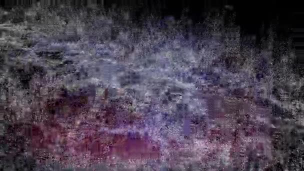 Animatie Van Witte Vormen Rode Achtergrond Abstarct Achtergrond Kleur Patroon — Stockvideo