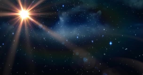 Animação Símbolo Horóscopo Aquário Sobre Queda Neve Estrelas Horóscopo Símbolos — Vídeo de Stock