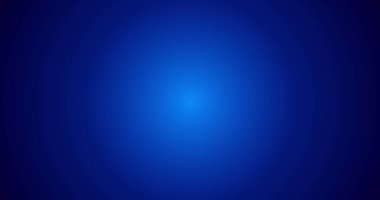 Blue background with glowing light spot and copy space. Colour and light concept digitally generated image. clipart
