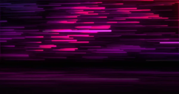 Изображение Розового Фиолетового Неоновых Световых Следов Черном Фоне Концепция Неона — стоковое фото