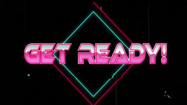 Siyah arkaplanda hazır metin ve şekillerin animasyonu. Sosyal medya ve dijital arayüz konsepti dijital olarak oluşturulmuş video.