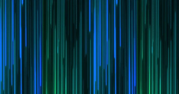 Afbeelding Van Groene Blauwe Neon Lichtsporen Zwarte Achtergrond Neon Licht — Stockfoto