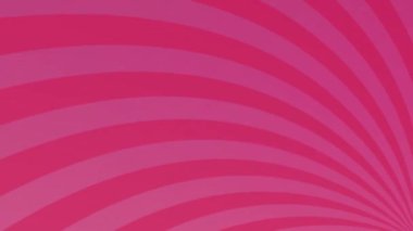 Pembe arka planda kusursuz desenli radyal ışınlara karşı kaplan yüz ikonu animasyonu. Poster ve çıkartma kavramı