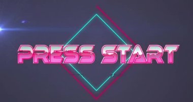 Basın başlangıç metninin animasyonu siyah arkaplandaki ışık izleri üzerinden başlatılacak. Soyut arkaplan, renk ve gelecek konsepti dijital olarak oluşturulmuş video.