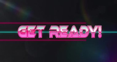 Işık yollarının ve siyah arkaplandaki noktaların üzerinden hazır metnin animasyonu. Soyut arkaplan, renk ve gelecek konsepti dijital olarak oluşturulmuş video.