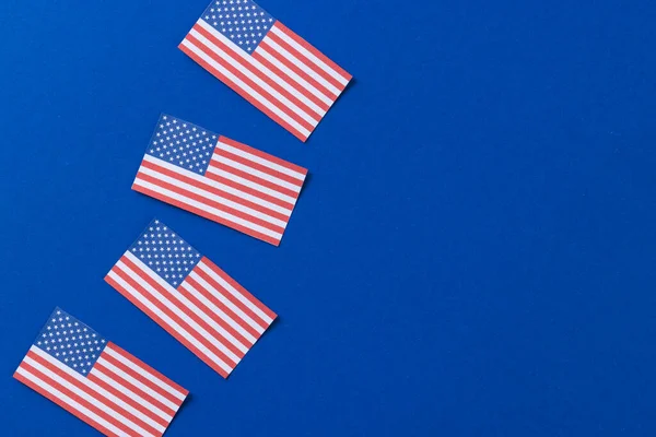 Lähikuva Näkymä Amerikan Lippu Suunnittelu Evästeet Puupinnalla Kopioi  Tilaa Amerikan — valokuva © vectorfusionart #563038612