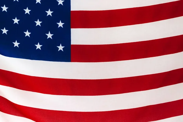 Κοντινό Πλάνο Της Σημαίας Των Ηνωμένων Πολιτειών Της Αμερικής Χώρο — Φωτογραφία Αρχείου