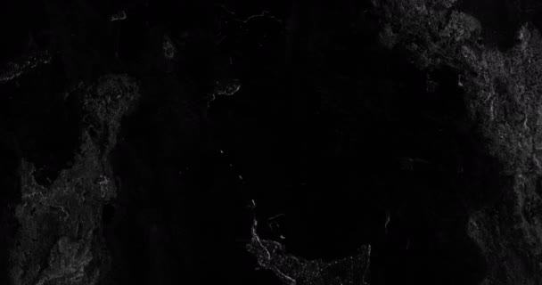 Κινούμενα Σχέδια Του Grunge Υφή Αποτέλεσμα Αδιάλειπτη Μοτίβο Μαύρο Φόντο — Αρχείο Βίντεο