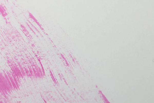 Крупним Планом Рожеві Фігури Фарби Білому Тлі Простором Копіювання Абстрактний — стокове фото