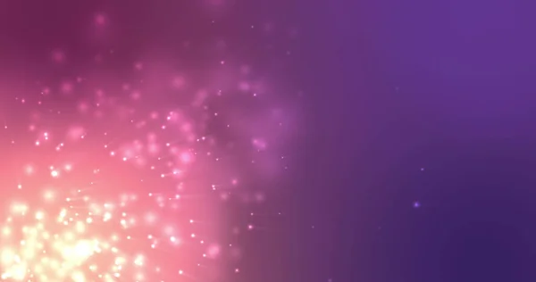 Zusammensetzung Von Hellen Flecken Auf Violettem Hintergrund Licht Muster Und — Stockfoto