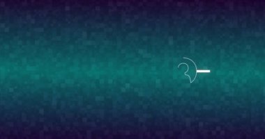 Yeşil arka planda konuşma baloncukları ve ai sohbet animasyonu. Küresel teknoloji ve dijital arayüz konsepti dijital olarak oluşturulmuş video.