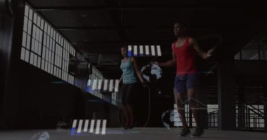 Küre ve veri işleme animasyonları. Dijital olarak oluşturulmuş küresel bilgisayar ve veri işleme kavramı.