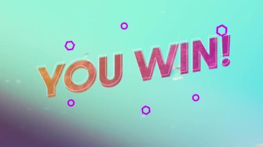 Sendeki animasyon, soyut sıvı desenli arka plan üzerinden metin kazandı. Video oyunu, sosyal medya, iletişim, şablon ve renk kavramı dijital olarak oluşturuldu.