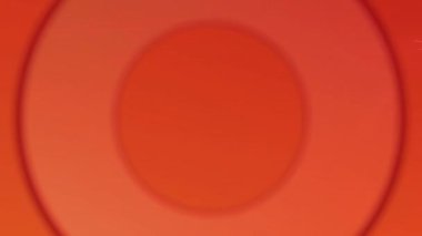 Kırmızı arkaplanda kırmızı dairelerin animasyonu. Sosyal medya ve dijital arayüz kavramı, dijital olarak oluşturulmuş video.