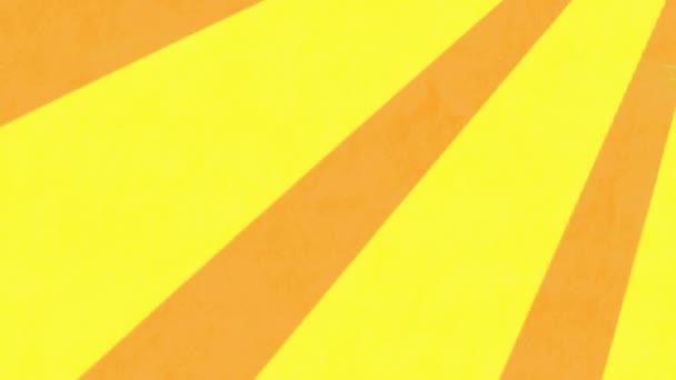 Animacja Żółtych Linii Pomarańczowym Tle Koncepcja Mediów Społecznościowych Interfejsu Cyfrowego — Wideo stockowe