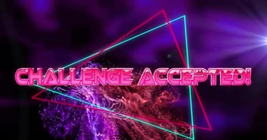 Neon şekiller yerine meydan okumanın animasyonu kabul edildi. Dijital video oyunu, dijital arayüz ve veri işleme kavramı dijital olarak oluşturuldu.