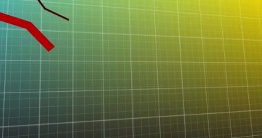 Grafiklerin grafiklere göre grafiklerin grafiklere göre çizilmesi. Dijital olarak üretilmiş, hologram, illüstrasyon, kayıp, azalma, üç boyutlu, rapor ve iş konsepti.