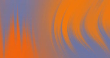 Mavi arkaplan üzerinde turuncu ışık izlerinin canlandırılması. Dijital olarak oluşturulmuş küresel bağlantılar, hesaplama ve veri işleme kavramı.