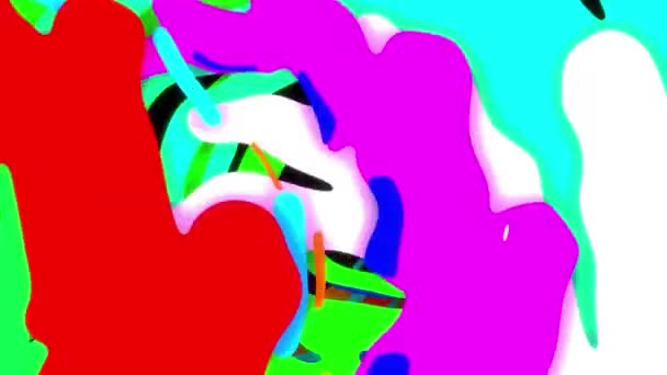 Siyah Zemin Üzerinde Neon Üçgenler Üzerinden Satılık Metnin Animasyonu Genel — Stok video