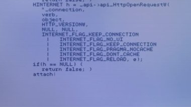 Mor arkaplan üzerinde veri işleme animasyonu. Dijital olarak oluşturulmuş küresel bilgisayar ve veri işleme kavramı.