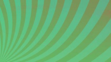 Yeşil çizgilerin kusursuz döngüde döndüğü animasyon. Işık, hareket ve tekrarlama konsepti dijital olarak oluşturulmuş video.
