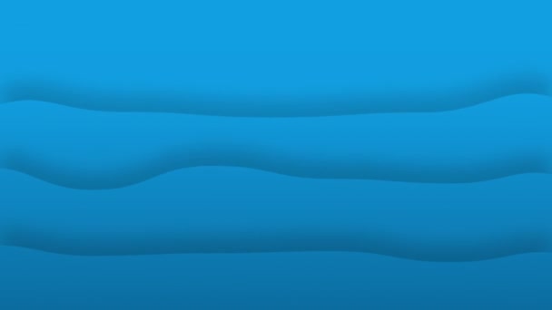 Animacja Niebieskich Pasków Poruszających Się Pętli Bez Szwu Koncepcja Koloru — Wideo stockowe