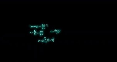 Siyah arka planda bilimsel veri işleme animasyonu. Dijital olarak oluşturulmuş küresel bilgisayar ve veri işleme kavramı.