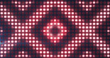 Işık kaplarının üzerindeki neon desenlerin hareketsiz döngü üzerinde animasyonu. Renk, ışık ve hareket kavramı dijital olarak oluşturulmuş video.