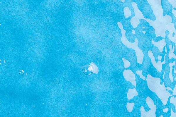 Close Ondas Água Ondas Com Espaço Cópia Fundo Azul Conceito — Fotografia de Stock