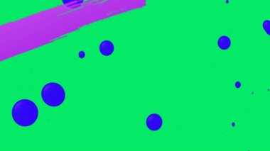 Soyut canlı desenlerin canlandırılması ve uzay arkaplanının kopyalanması. Şekil, kalıp ve renk konsepti dijital olarak oluşturulmuş video.