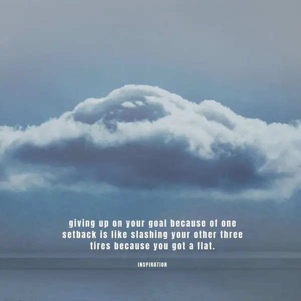 Samenstelling Van Inspiratie Citeren Tekst Wolken Blauwe Lucht Achtergrond Motivatie — Stockfoto