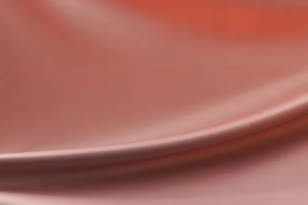 Nahaufnahme Aus Rosa Glänzendem Seidenstoff Mit Kopierraum Hintergrund Textur Stoff — Stockfoto