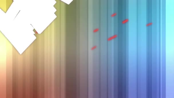 Animace Vzorového Textu Pozadí Neonového Světlometu Globální Video Hra Digitální — Stock video