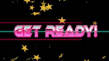 Siyah arkaplandaki neon çizgileri üzerinden hazır metin animasyonu. Video oyunu, dijital arayüz, iletişim, bilgisayar ve veri işleme kavramı dijital olarak oluşturuldu.