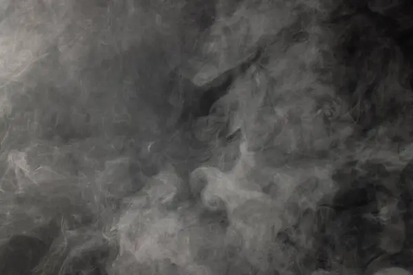 검은색 배경에 공간이있는 연기의 할로윈 — 스톡 사진
