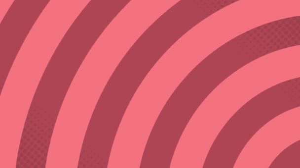 ピンクの動きのストライプの背景上の独立日のテキストのアニメーション デジタル生成 ベクトル 愛国心 アイデンティティコンセプト — ストック動画