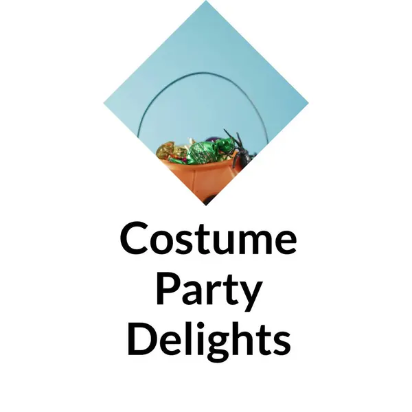 Compuesto Fiesta Disfraces Deleita Texto Calabaza Halloween Tallada Sobre Fondo —  Fotos de Stock