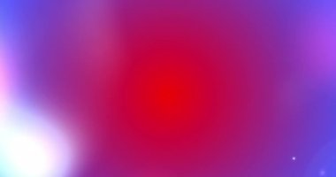 Mavi arka planda çok renkli merceklerin canlandırılması. Dijital olarak üretilmiş, hologram, illüstrasyon, ışık sızıntıları, odağını kaybetmiş, flaş, titreşen ışık, ışın ve soyut kavram.