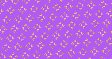 Mor arkaplanda hareket eden desenlerin görüntüsü. Renk, desen ve hareket kavramı dijital olarak oluşturuldu.