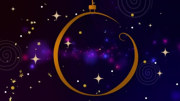 Animáció Felices Fiestas Szöveg Alá Kék Háttér Karácsonyi Ünnepi Ünnepi — Stock videók