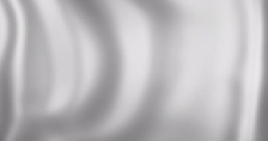 Gri dalgalı arka plan animasyonu. Kopya alanı ile kusursuz hareket. Renk, hareket ve tekrarlama konsepti dijital olarak oluşturulmuş video.