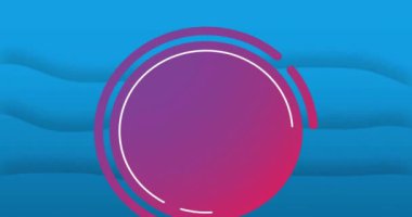 Mavi arka planda yeşil biber animasyonu. Vejetaryen yiyecekler, vejetaryen diyeti, çevre bilinci, renk ve hareket kavramı dijital olarak üretilen video konsepti.