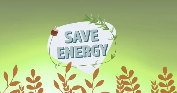 Image Energy Plug Green Background Plants Environment Sustainability Ecology Renewable — Stock Photo, Image