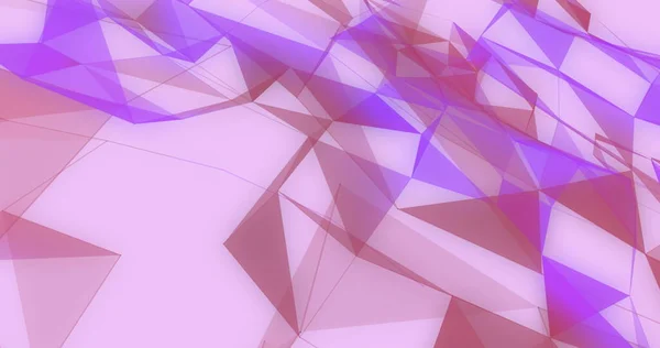 粉色和紫色背景上的连接网络图像 数字接口全球技术连接概念数字生成的图像 — 图库照片