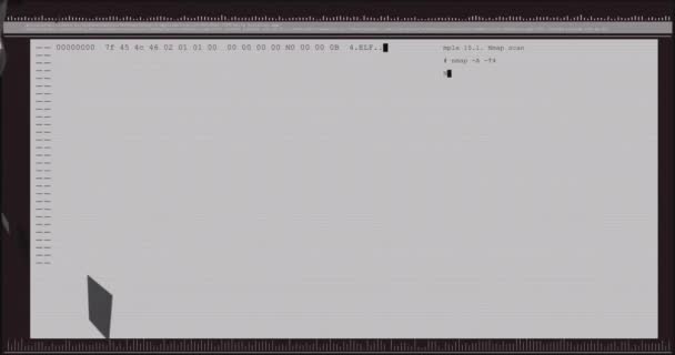 Animacja Ludzkiego Biustu Cząsteczkami Cyfrowe Przetwarzanie Danych Przez Ekrany Komputerowe — Wideo stockowe