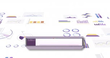 Ai metninin animasyonu, sohbet robotu ve bilgisayar ekranında veri işleme. Dijital olarak oluşturulmuş küresel yapay zeka, bağlantılar, hesaplama ve veri işleme kavramı.