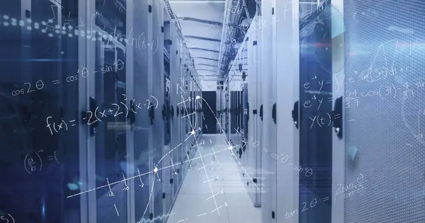 Image Scopes Mathematical Equations Data Processing Computer Servers Global Computing — Stock Photo, Image