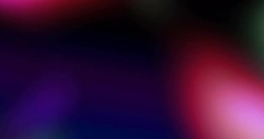 Mor arkaplanda hareket eden parlak ışık noktalarının canlandırması. Işık, desen, renk ve hareket konsepti dijital olarak oluşturulmuş video.