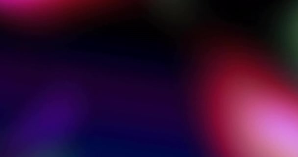 Анімація Сяючих Плям Світла Рухаються Фіолетовому Фоні Світло Візерунок Колір — стокове відео