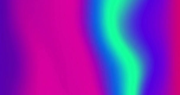 Animace Pohybujícího Mnohobarevného Neonového Vzoru Pozadí Vzor Barva Koncepce Pohybu — Stock video